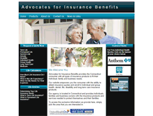 Tablet Screenshot of insuranceproblemsolvers.com